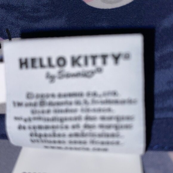 Hello Kitty by Sanrio Ladies Scrub Top Shirt Summer Beach Pool Theme Size Small - Picture 14 of 15